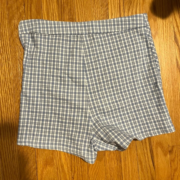 Blue Plaid Skort - Picture 2 of 2